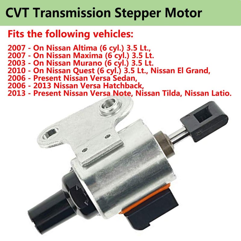 LIYYOO محرك خطوة ناقل الحركة RE0F09A CVT، محرك خطوة CVT، متوافق مع نيسان فيرسا ألتيمه ماكسيما تيلدا لاتيو 3.5L V6 سنوات 2003-2007 استبدال JF009E RE0F08A RE0F08B JF010E RE0F09B - Image 3